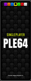 "Puzzle League Engine 64" Endless Puzzle Match" - Singleplayer